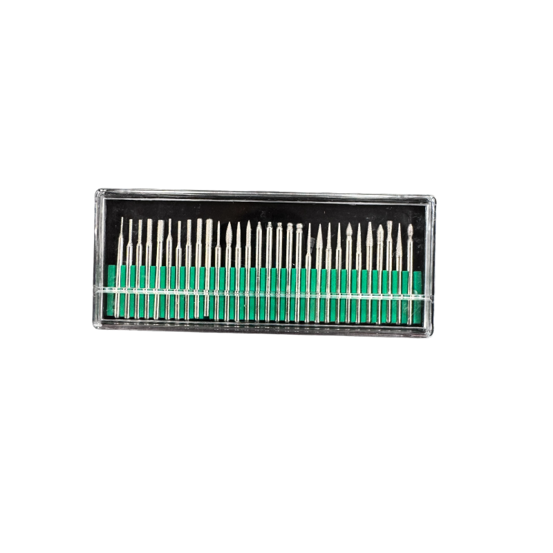 Набір алмазних фрез для гравера з хвостовиком 3 мм (30 шт.) (UT0150)
