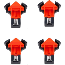 Струбцина угловая пружинная пластиковая 90° НАБОР — 4 шт (UT0123)