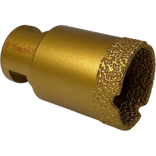 Алмазная вакуумная коронка 35 мм L60 М14 (K35L60)