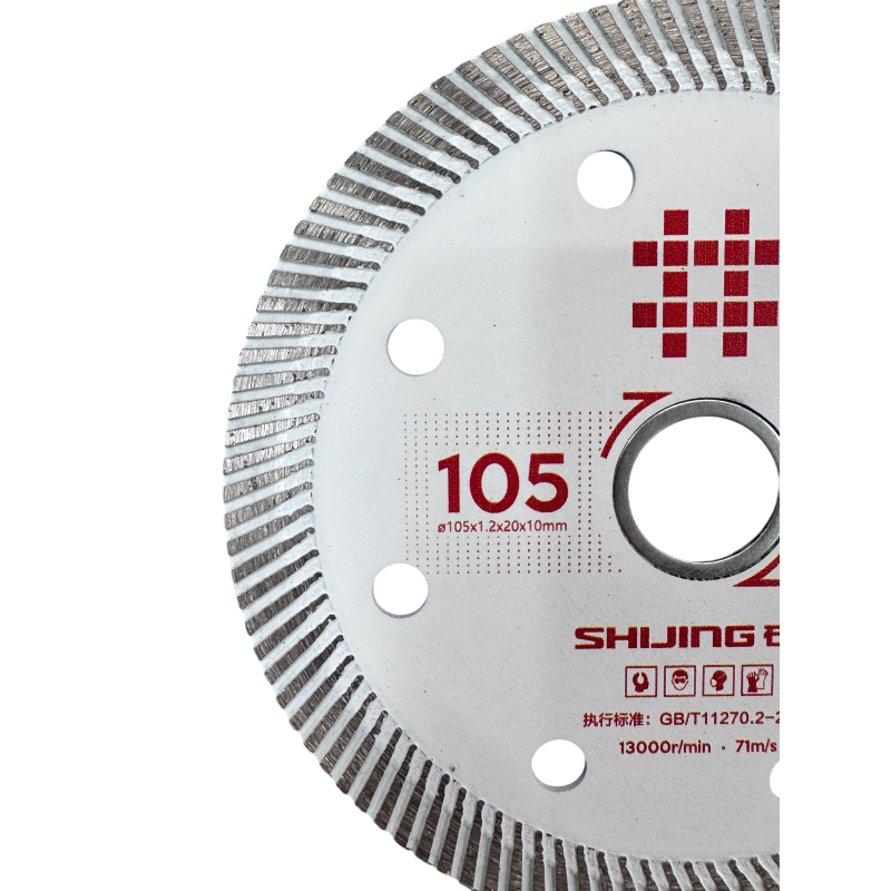Диск алмазный відрізний для керомограніта Shijing 105*20*1,2 мм (BP_1008)