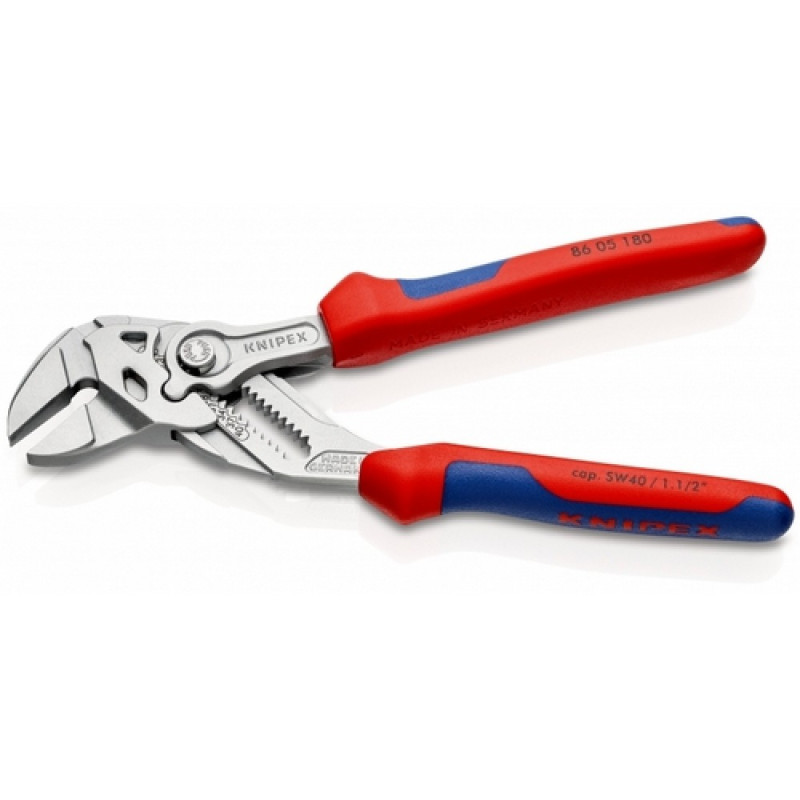 Клещи переставные — гаечный ключ KNIPEX (86 05 180)