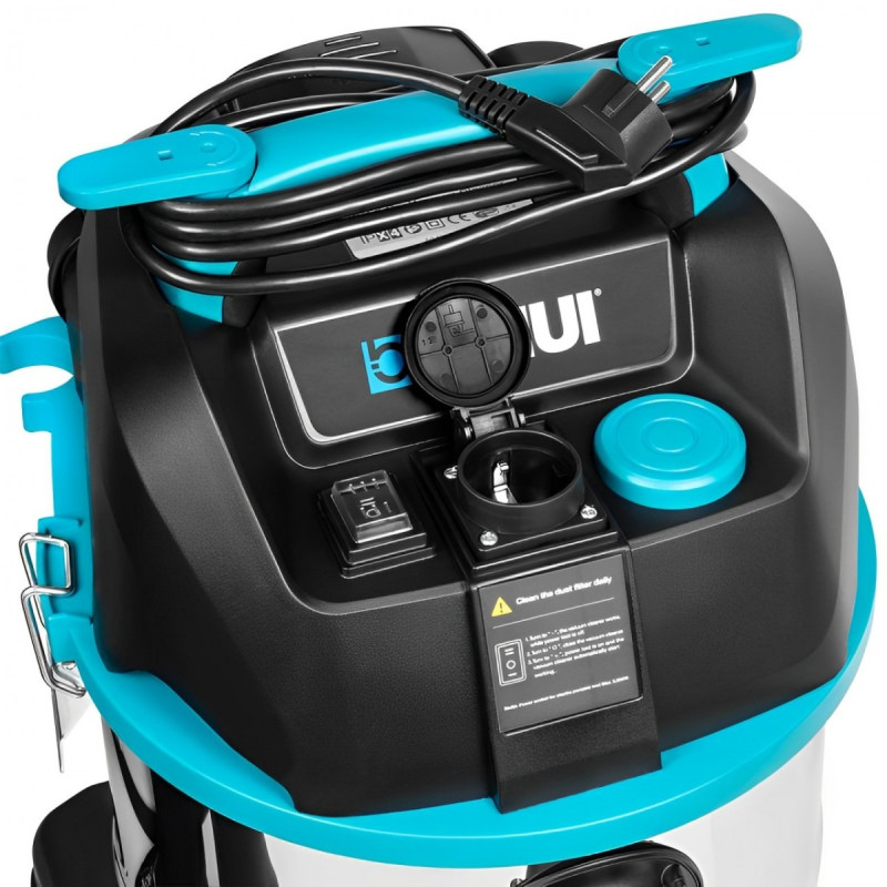 Пилосос промисловий BIHUI 1200W з напівавтоматичним очищенням фільтра 30 л (VCH30)