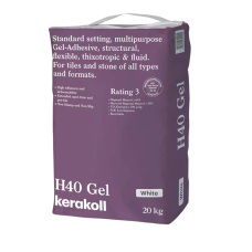 Клей для всех форматов плитки Kerakoll H40 Gel Grey 20 кг (H40G)