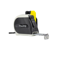 Рулетка строительная TAJIMA SIGMA SFSSM2555 5,5 м усиленная лента, магнитная, с автостопом и держателем на ремень. (1001-1900)