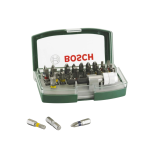 Набор бит Bosch, 32 шт + магнитный держатель (2607017063) – Фото №1