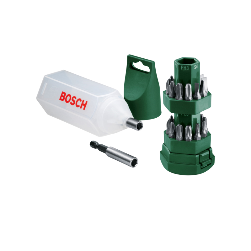 Набор бит Bosch 25 штук с держателем (2607019503)