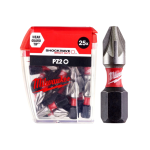 Біта SHOCKWAVE MILWAUKEE, PZ2, 25мм, (25шт) (4932430864) – Фото №1