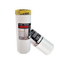 Защитная укрывочная пленка с малярной лентой Blue Dolphin Masker Washi Ultra Premium 110 см х 23м (MW110_5923)