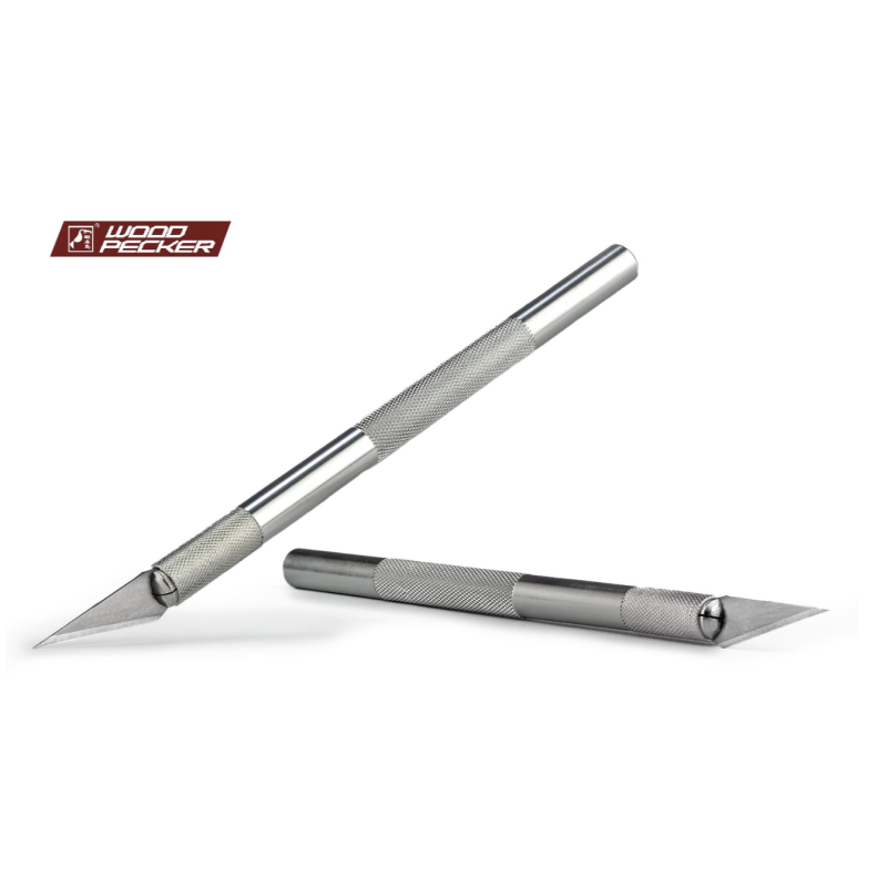 Нож канцелярский скальпель Woodpecker FD-761