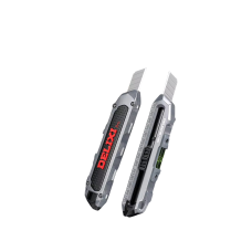 Нож строительный 18 мм универсальный DELIXI алюминиевый корпус (UT0033)
