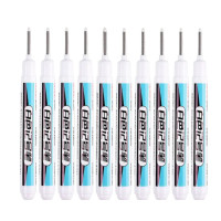 Маркер с длинным тонким стержнем для маркировки и разметки – белый (MRLW)