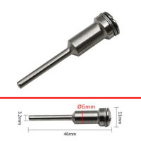 Держатель алмазных дисков с отверстием 6 мм, диаметр хвостовика 3.2 мм (TRD3-6)
