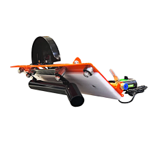 Насадка для заусовки под 45 градусов (слайдер) с водяным охлаждением в кейсе (UT0059)