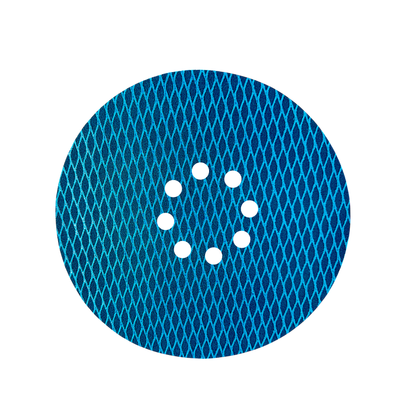 Круг шліфувальний (шліфкруг, шліфпапір) для жирафу Р80 225 мм 8 отворів (UT225P80-8)