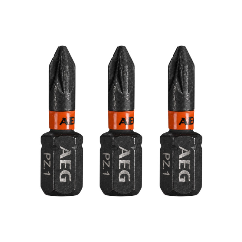 Бита ударная AEG AAK252PZ1, PZ1x25мм (3шт) (4932479170)