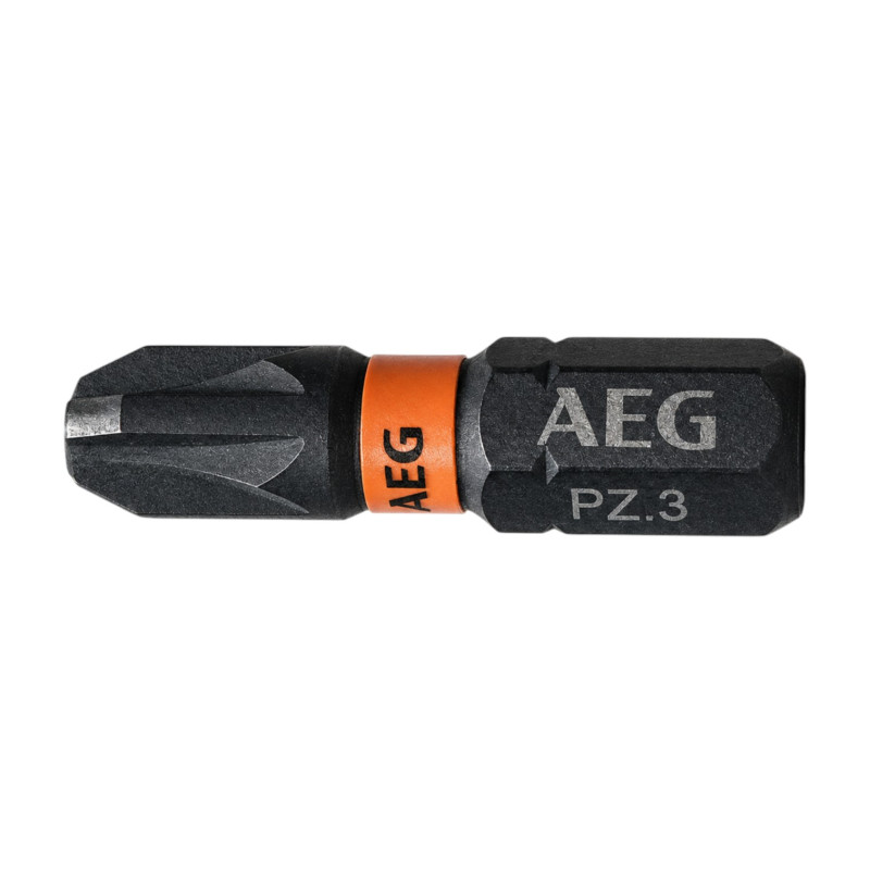 Бита ударная AEG AAK252PZ3, PZ3x25мм (3шт) (4932479172)