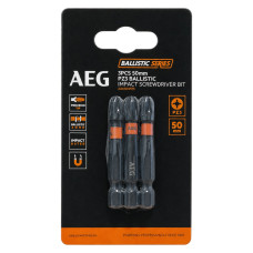 Бита ударная AEG AAK503PZ3, PZ3x50мм (3шт) (4932479185)