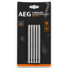 Бита AEG ASDPH21275, PH2x127мм (5шт) (4932479509)