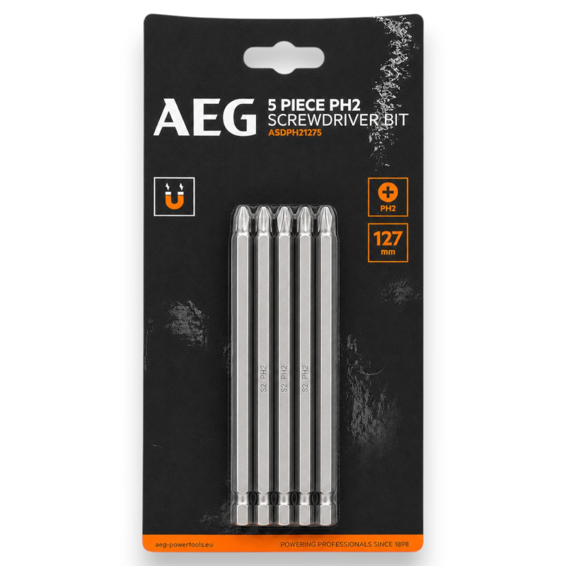 Бита AEG ASDPH21275, PH2x127мм (5шт) (4932479509)