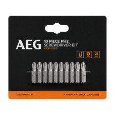 Бита AEG ASDPH22510, PH2x25мм (10шт) (4932479511)