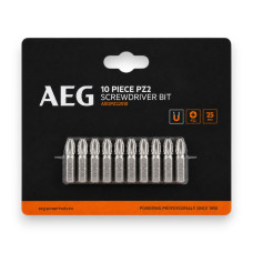 Бита AEG ASDPZ22510, PZ2x25мм (10шт) (4932479522)