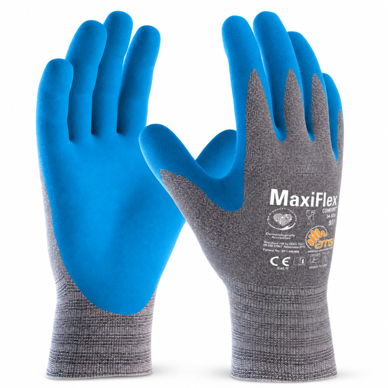 Рукавички робочі захисні ATG MaxiFlex Comfort (34-924-9)