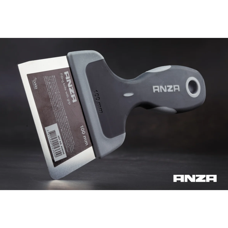 Шпатель малярный Anza Filling Knife Grip с нерж. сталли 100 мм (648290)