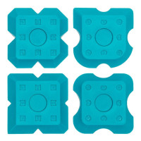 Шпатель аппликатор для силикона НАБОР – 4 шт. BIHUI (STAK4)