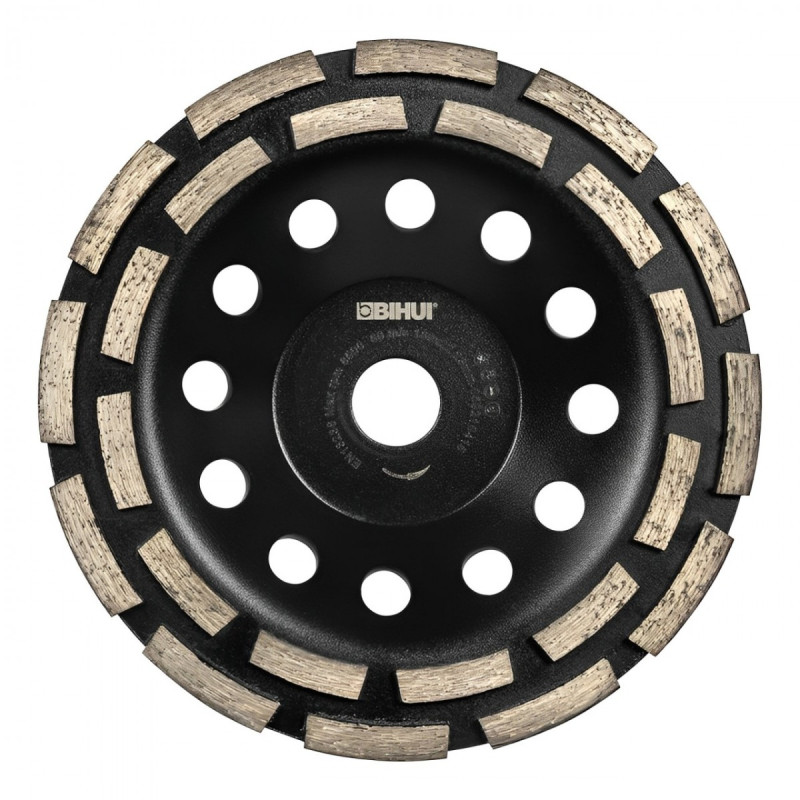 Чашка (фреза) для шлифовки бетона BIHUI DUAL-ROW MAX 180 мм для CG1900 (CG1900W)