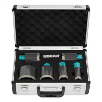 Коронка алмазная М14 BIHUI TURBO-6 НАБОР  Ø 25/35/40/45/50/68 мм (DBDMS6)