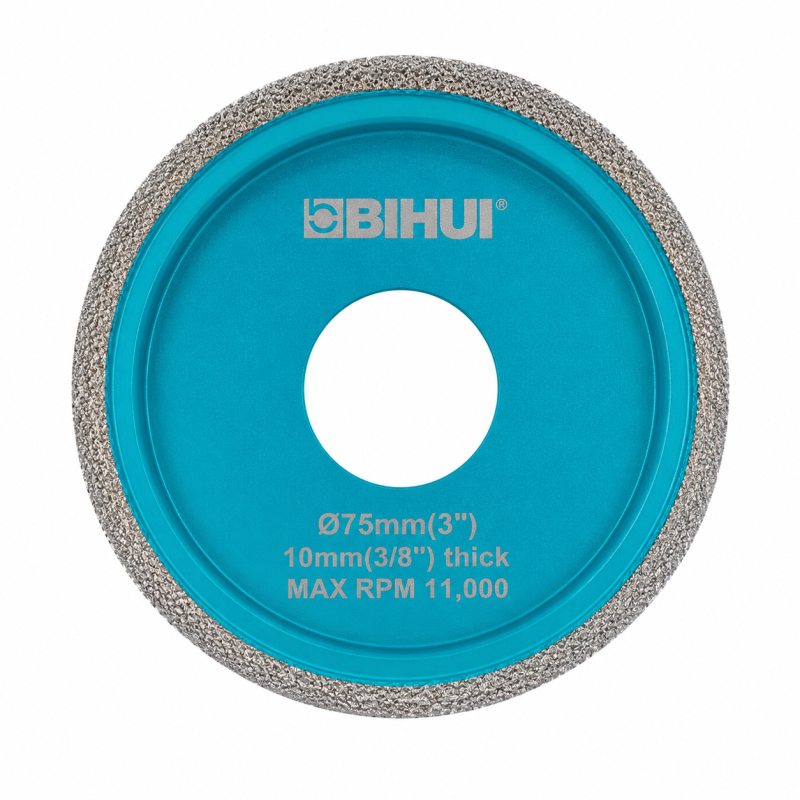 Фреза алмазная BIHUI для скругления 10 мм (#50) 75x22,23 мм (DGR310)
