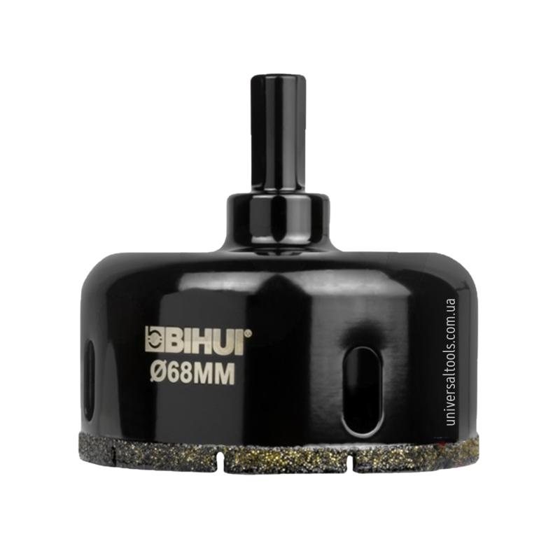 Коронка алмазна BIHUI Ceramics PRO Ø 68 мм під дриль (DBW68)