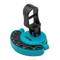 Шаблон (кондуктор) для сверления на 7 отверстий Ø 4/5/6/8/10/12/14 мм с присоской BIHUI (DBGU)