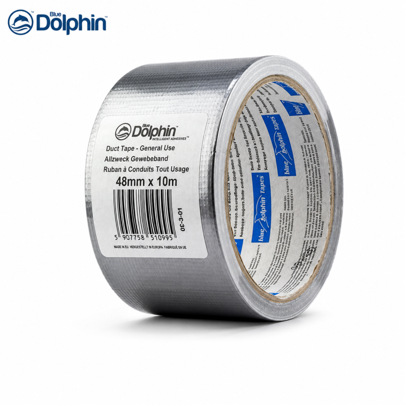 Стрічка армована (скотч) Blue Dolphin MULTI PURPOSE FM-190 срібло 48мм х10м (03-3-01)
