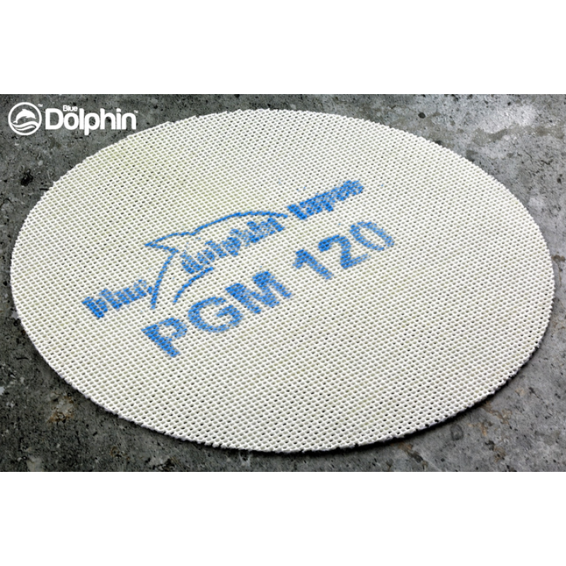 Сітка шліфувальна (шліфкруг, шліфсітка) для жирафу D225 P120 Blue Dolphin (KRSS_28549)