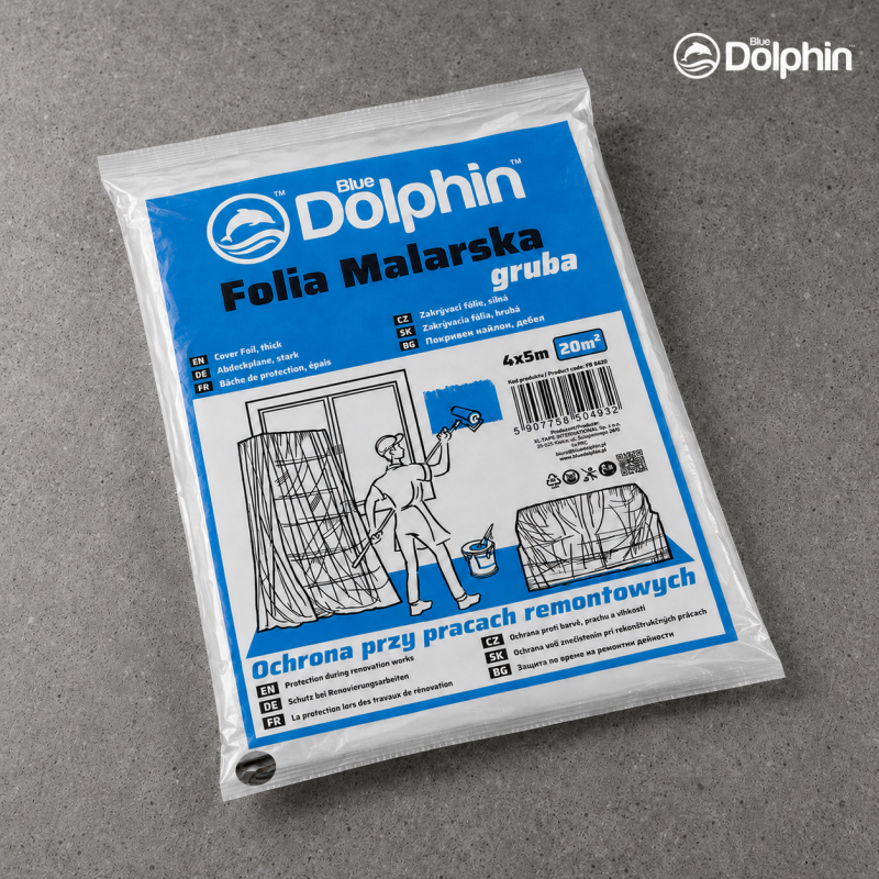 Плёнка укрывальная Blue Dolphin FOLIA BDT GRUBA CF-380 4×5м (CF_FM_04932)
