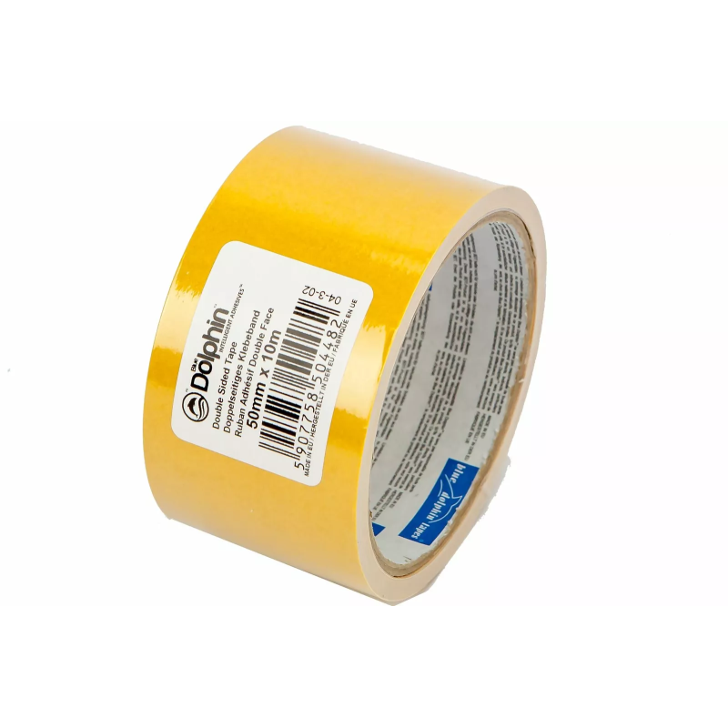 Скотч двухсторонний Blue Dolphin Tape полипропиленовый 50 мм х 10 м (04-3-02)