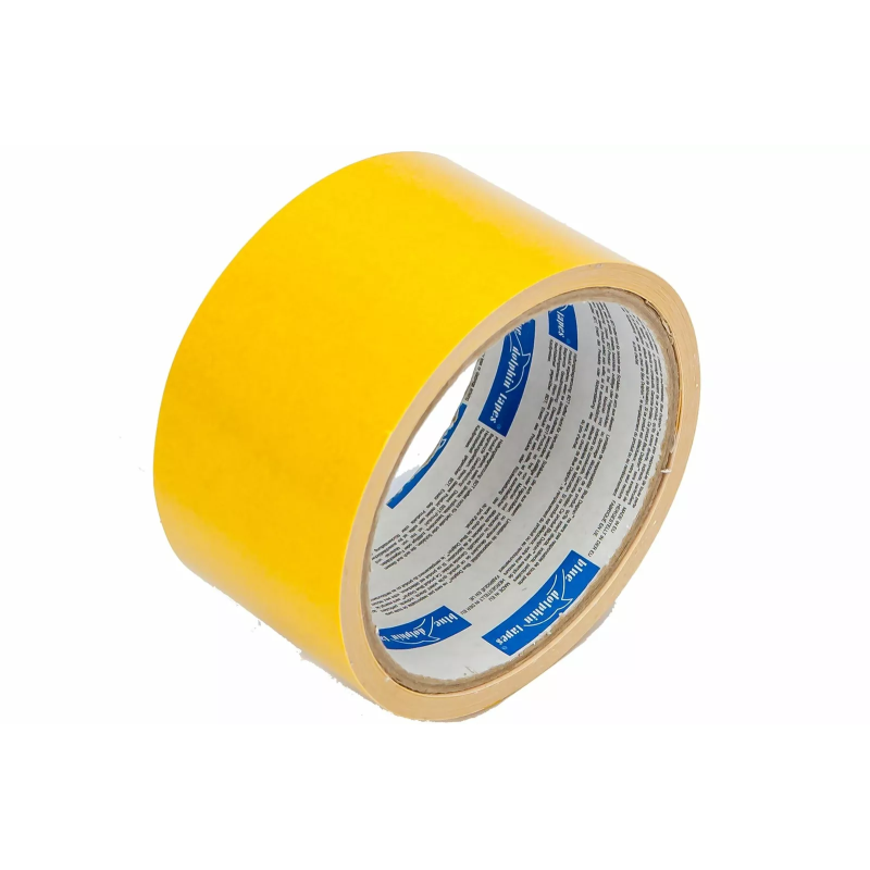 Скотч двухсторонний Blue Dolphin Tape полипропиленовый 50 мм х 10 м (04-3-02)