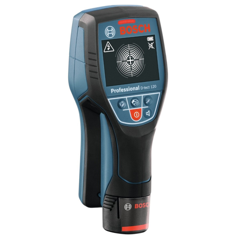 Металоискатель, детектор проводки BOSCH D-tect 120 Professional + L-Boxx (0601081301)