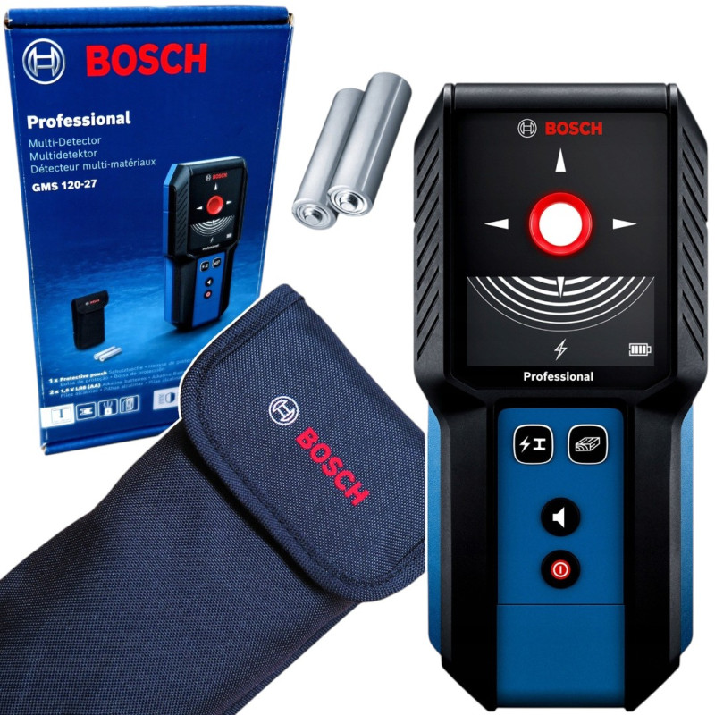 Детектор универсальный для скрытой проводки и дерева Bosch GMS 120-27 (0601081700)