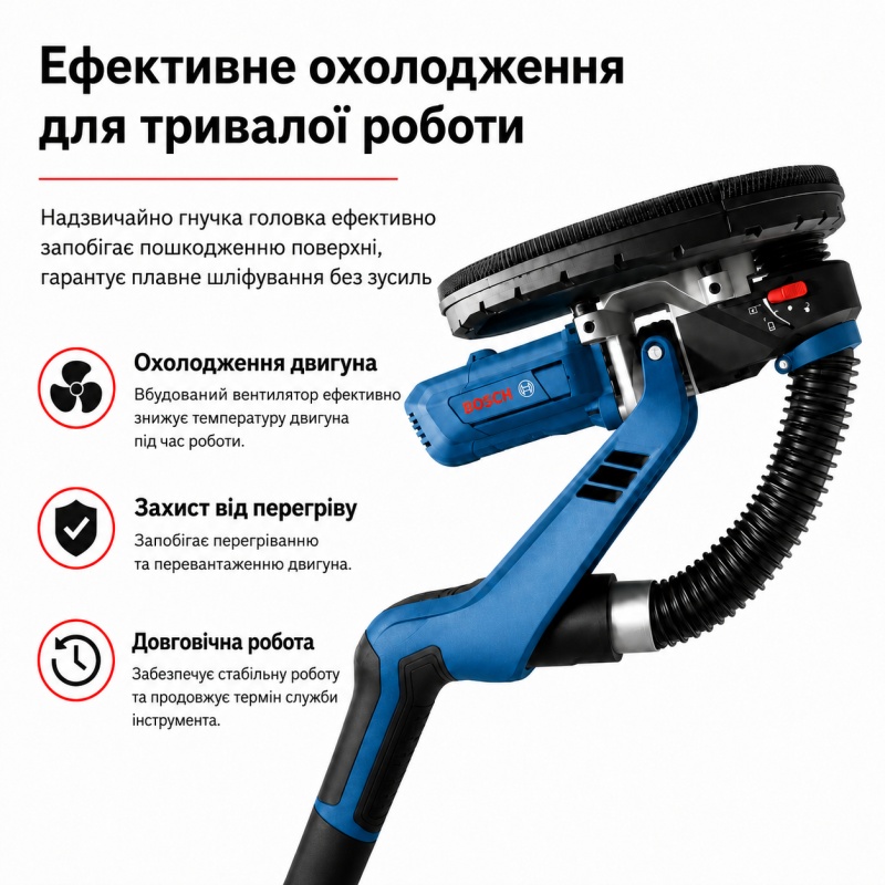 Шлифовальная машина (жираф) Bosch GTR 550 PROFESSIONAL в кейсе (06017D4020)