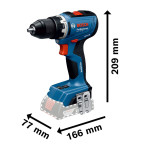 Акумуляторний дриль-шуруповерт Bosch GSR 18V-65 Professional, без АКБ та З/П, у кейсі L-BOXX 136 (06019N3201) – Фото №2
