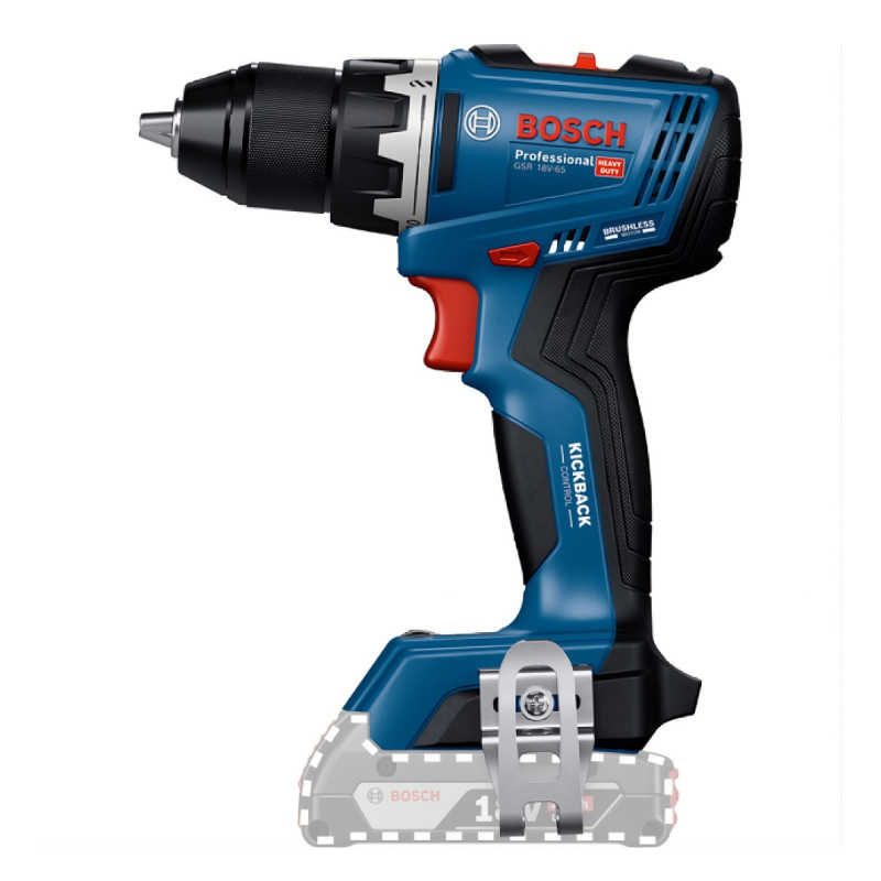 Акумуляторний дриль-шуруповерт Bosch GSR 18V-65 Professional, без АКБ та З/П, у кейсі L-BOXX 136 (06019N3201)