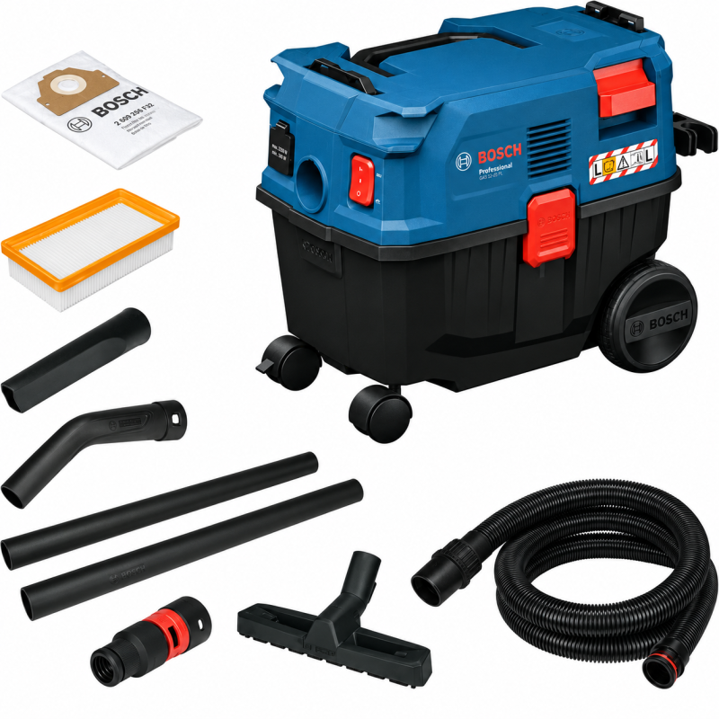 Будівельний пилосос Bosch GAS12-25LS Professional (06019S3100)