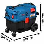 Будівельний пилосос Bosch GAS12-25LS Professional (06019S3100) – Фото №6