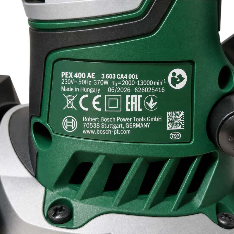 Эксцентриковая шлифовальная машина Bosch PEX 400 AE в кейсе (06033A4000)