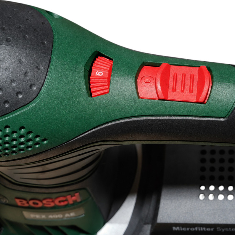 Эксцентриковая шлифовальная машина Bosch PEX 400 AE в кейсе (06033A4000)