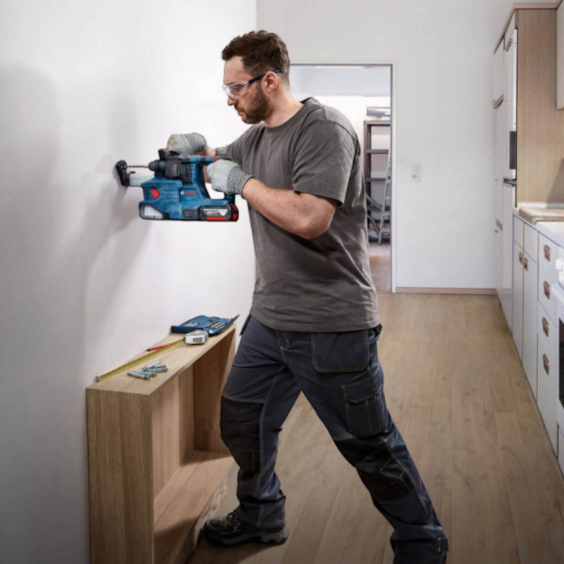 Акумуляторний перфоратор Bosch GBH 185-LI Professional, 2 АКБ 18V + ЗП, у кейсі (0611924021)