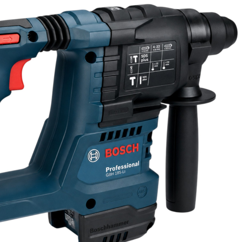 Акумуляторний перфоратор Bosch GBH 185-LI Professional, 2 АКБ 18V + ЗП, у кейсі (0611924021)
