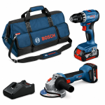 Набор инструментов PRO BOSCH 18V GSR+GWS+2x4.0Ah+GAL (0615A5007N) – Фото №1